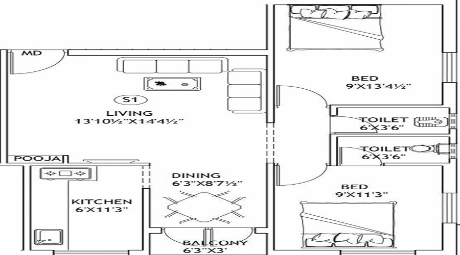 KRS Omkara Floor Plan