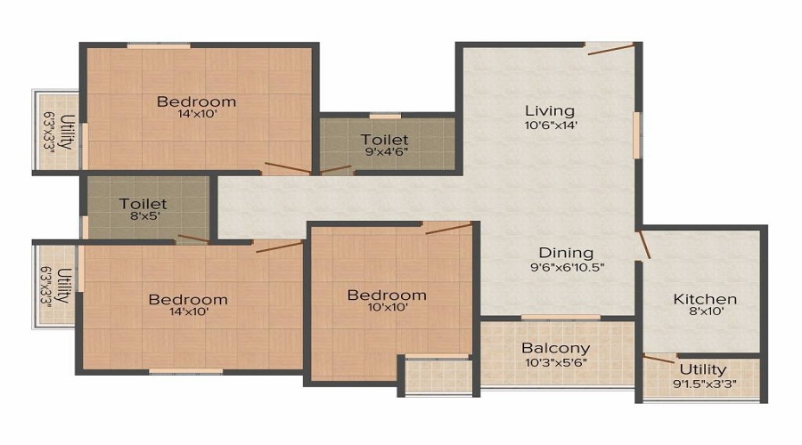 Golden Opulence Floor Plan