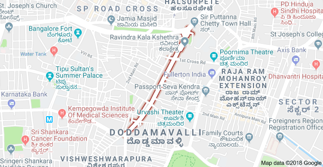 jc road bangalore map J C Road Real Estate J C Road Property Rates Bangalore Agents jc road bangalore map