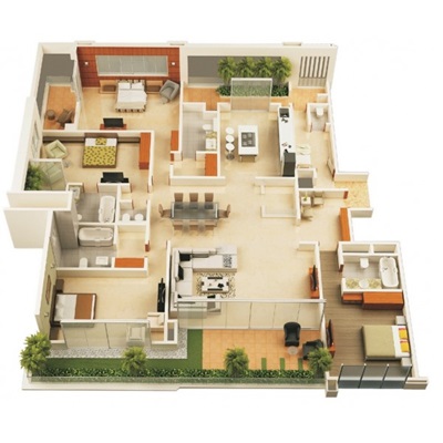 5 BHK Flats