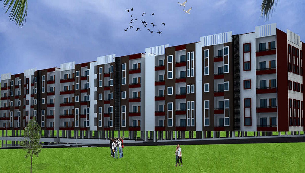 2  BHK - 1000 sqft