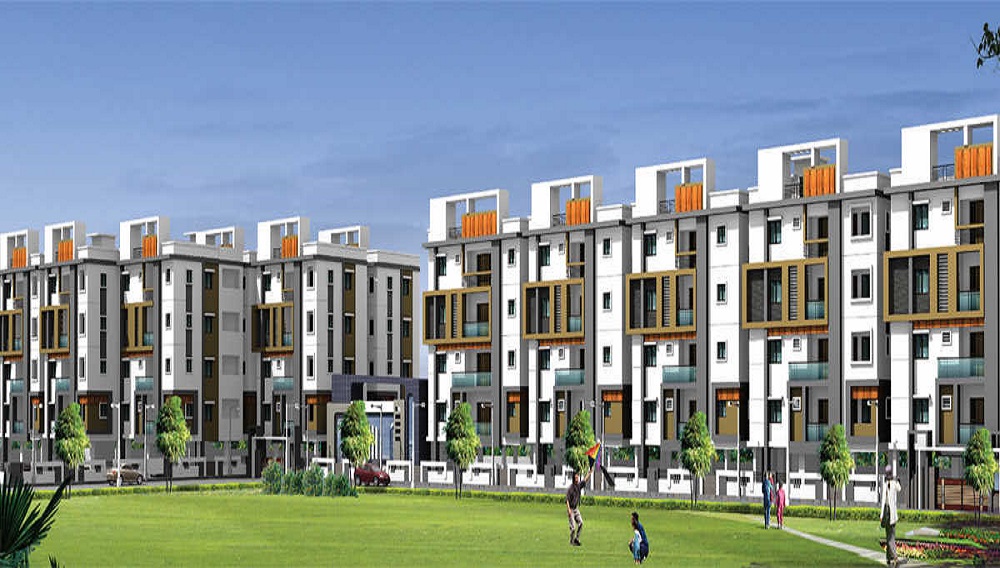 2  BHK - 1054 sqft