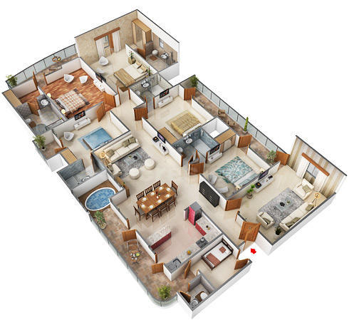 5  BHK - 3625 sqft